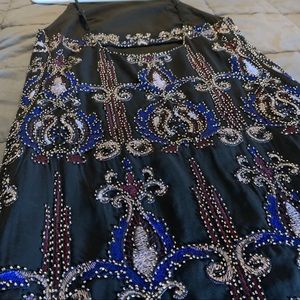 XXS FRANCESCA’S MIDI EVENING BEADED DRESS